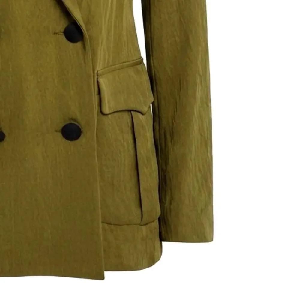Rag & Bone Classic Tailored Blazer Green Jacket | Size XS